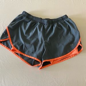 Athletic shorts with shorts built in